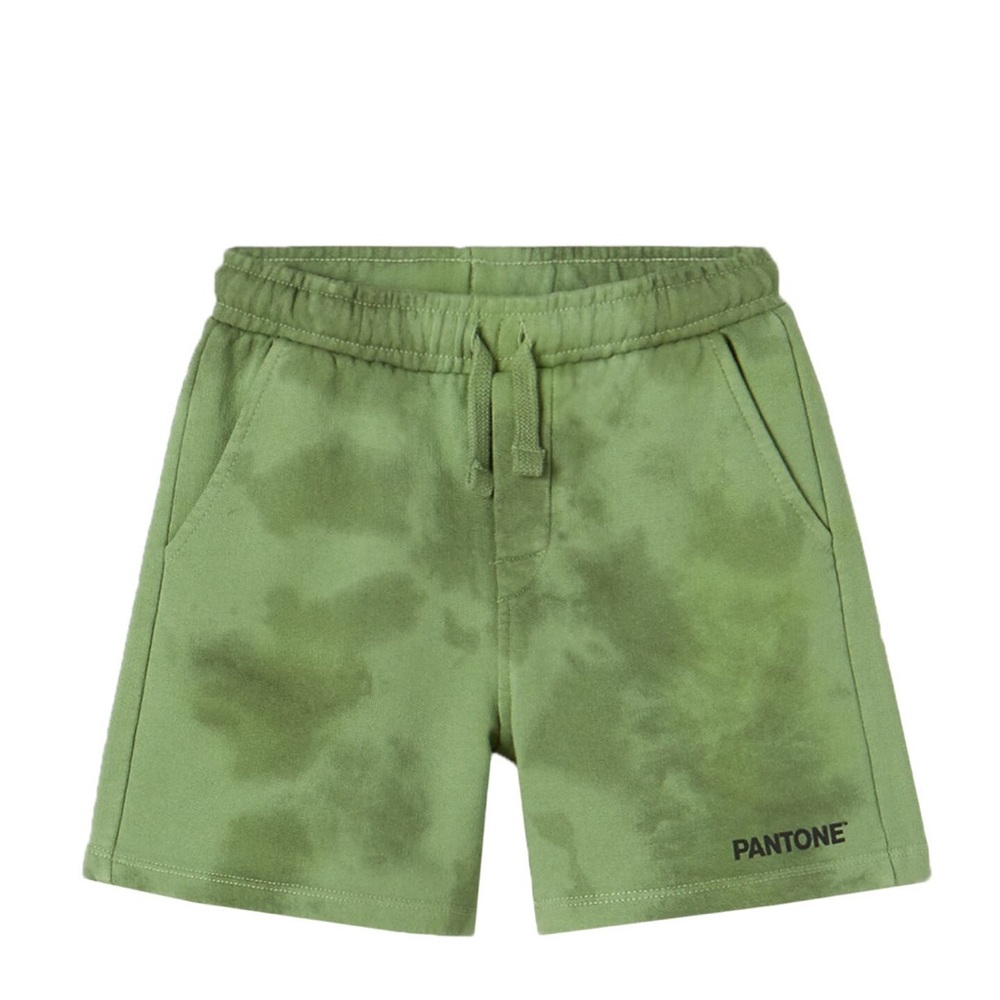 Plush tie dye shorts